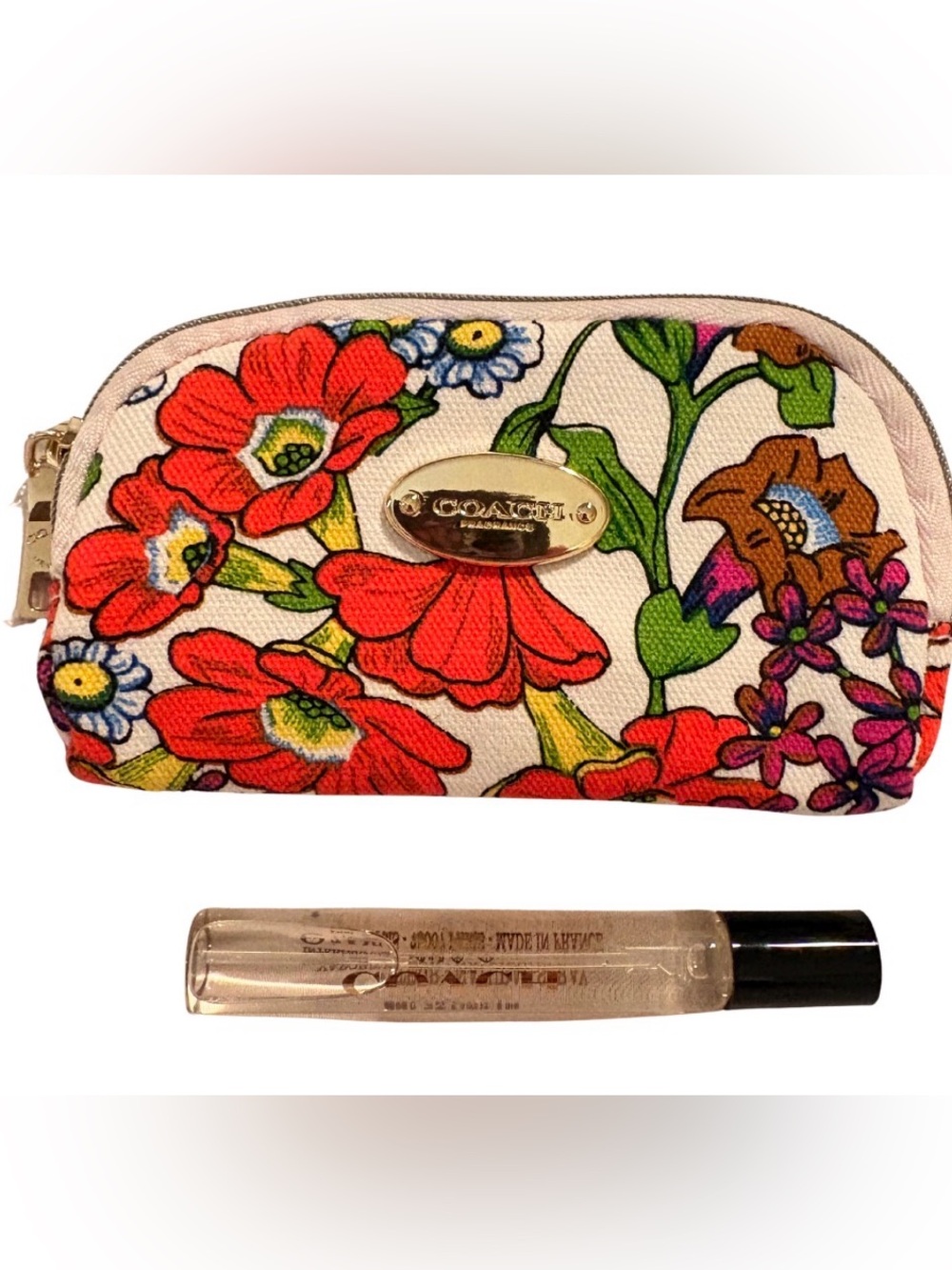 COACH
Floral Cosmetic Pouch with matching Coach New York 7.5ml scent